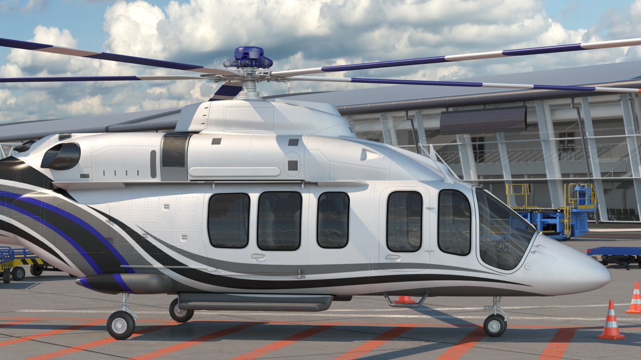 3D Corporate Helicopter Generic model