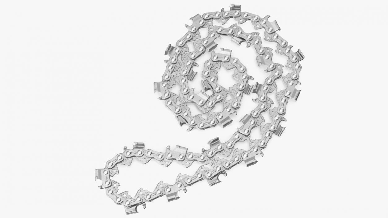 3D Curled Steel Chain for Chainsaw