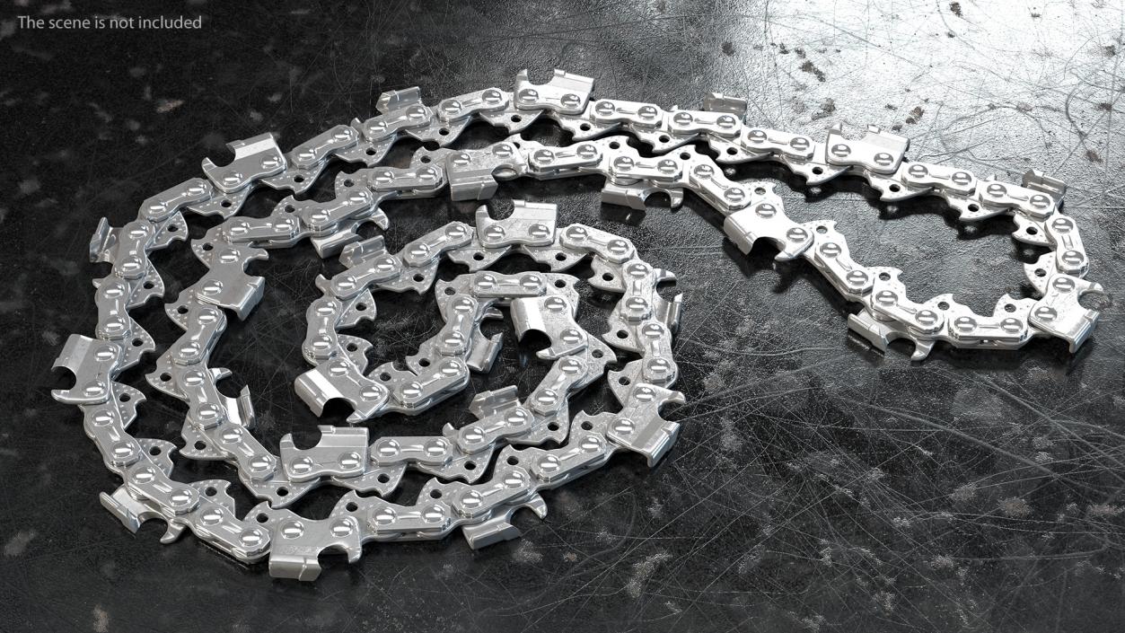 3D Curled Steel Chain for Chainsaw