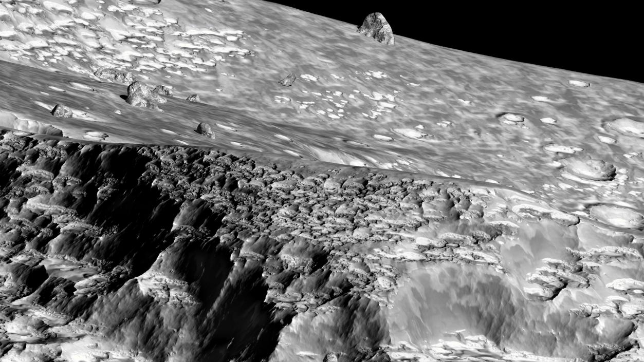 Astronauts with Lunar Roving Vehicle on Moon Surface 3D