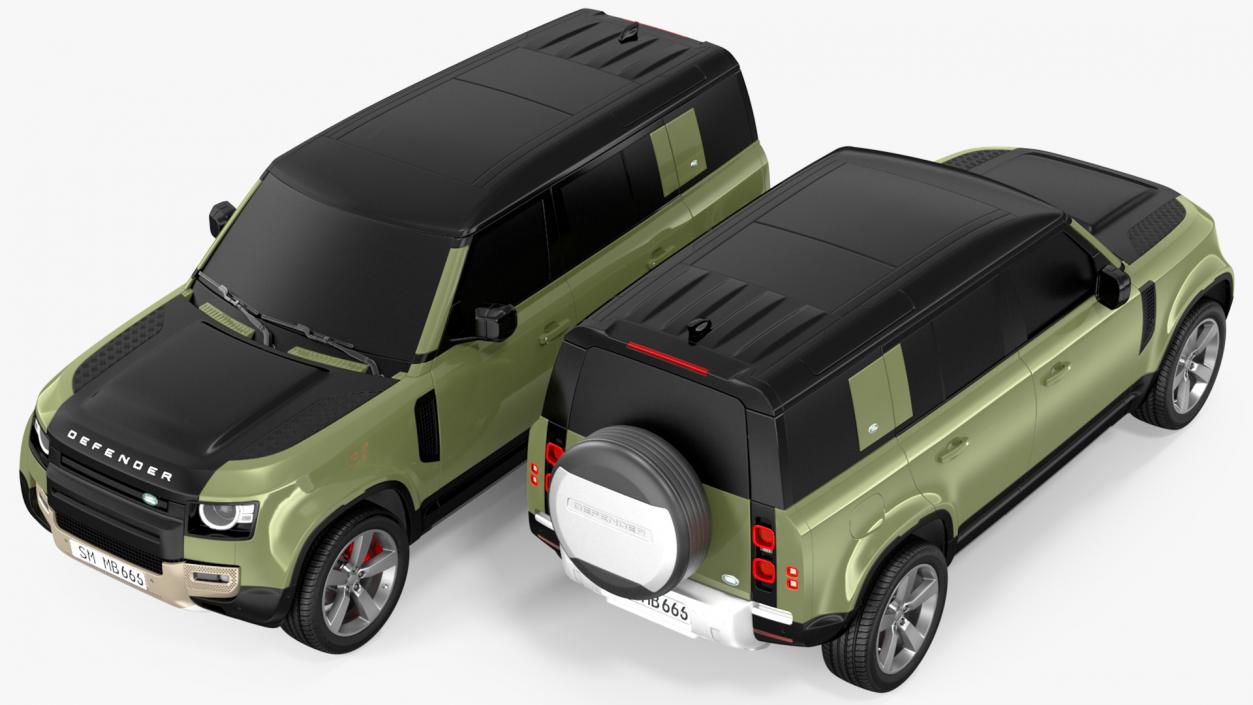 3D Land Rover Defender Country Pack Exterior Only