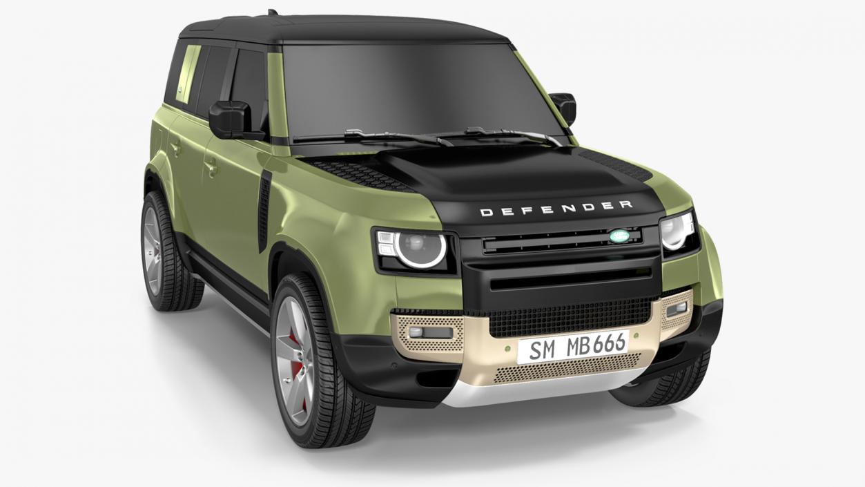 3D Land Rover Defender Country Pack Exterior Only