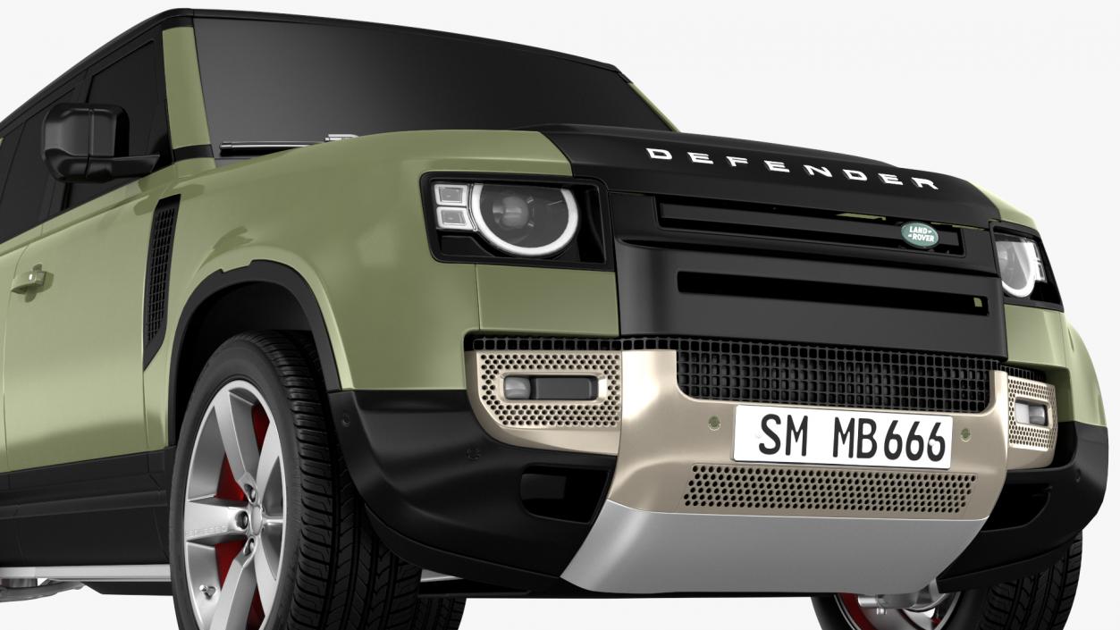 3D Land Rover Defender Country Pack Exterior Only