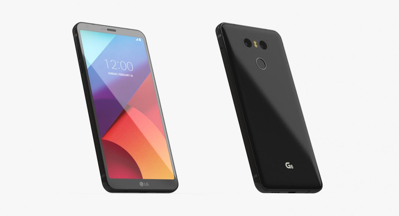 LG G6 Astro Black 3D