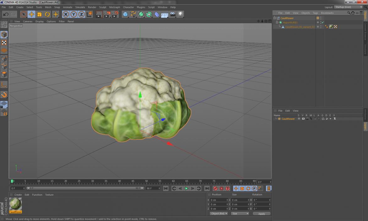 3D Cauliflower