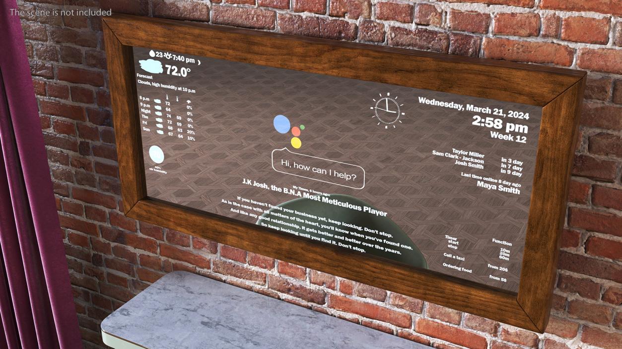 Smart Mirrors Collection 3D model