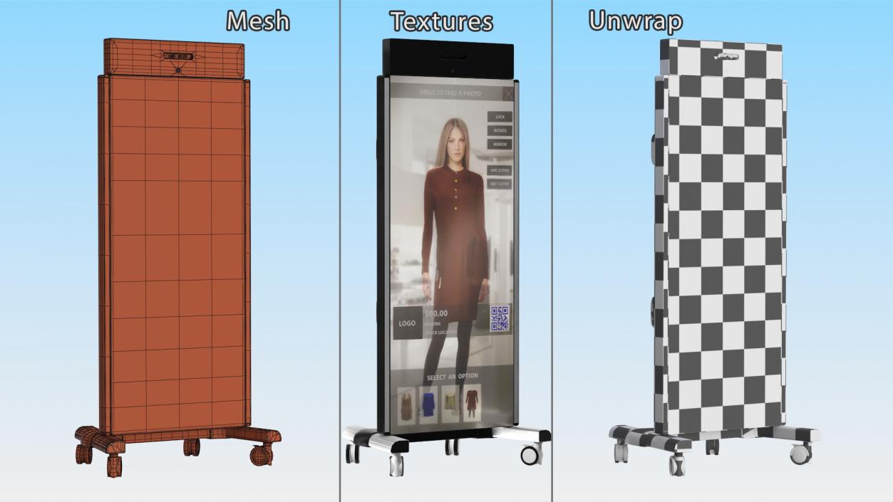 Smart Mirrors Collection 3D model