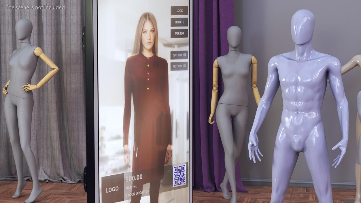 Smart Mirrors Collection 3D model