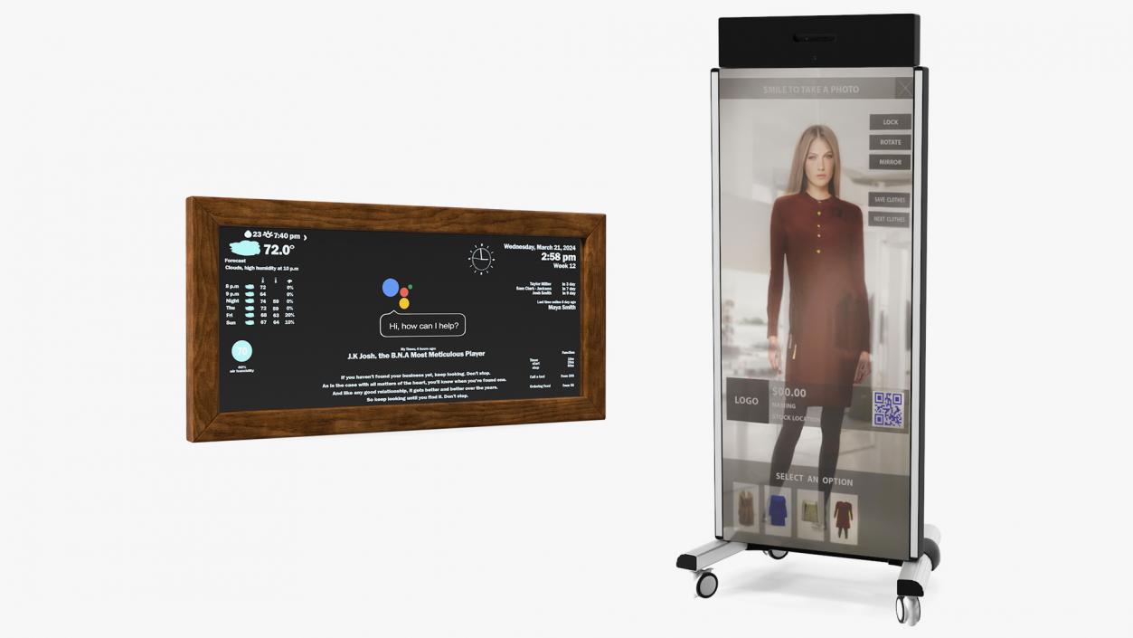 Smart Mirrors Collection 3D model