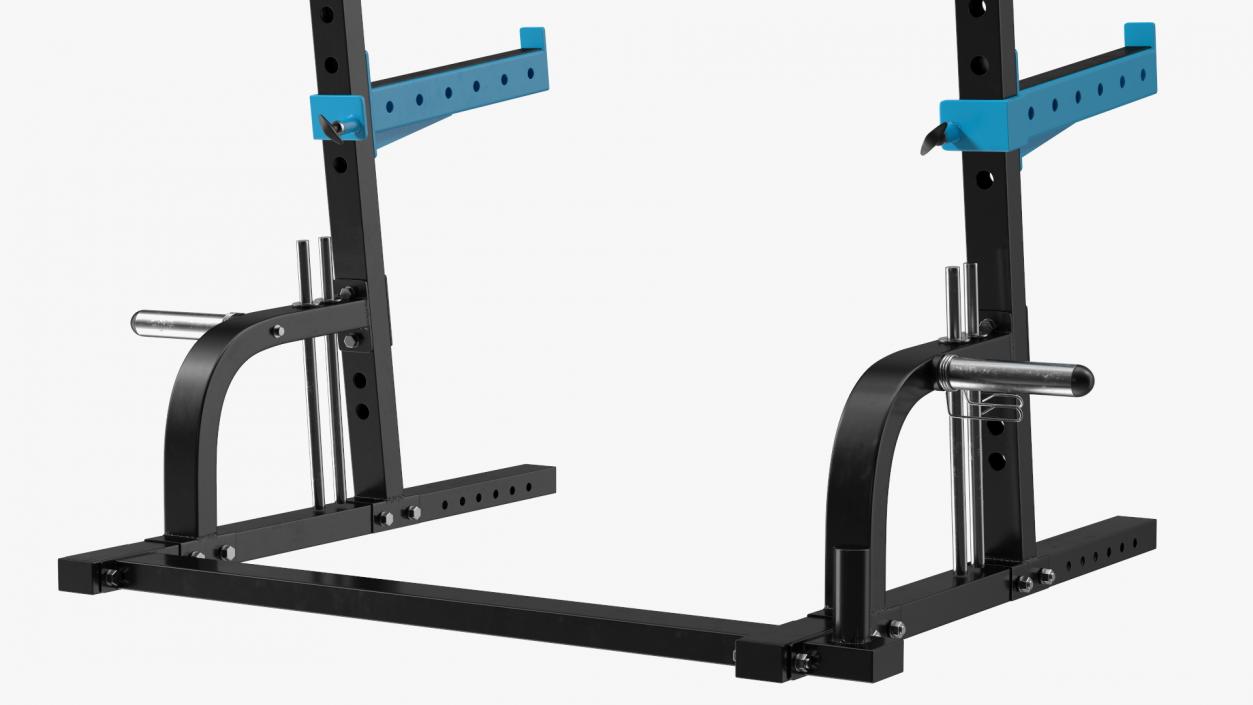 3D Gym Half Rack model