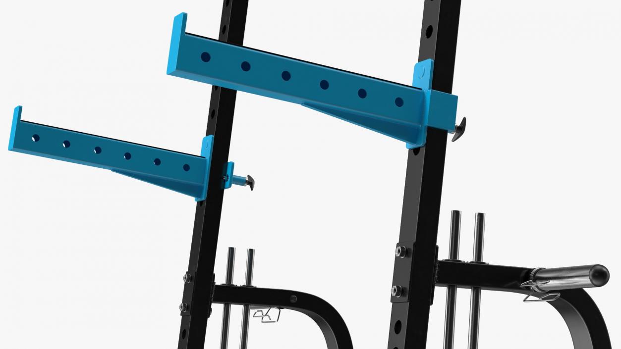 3D Gym Half Rack model