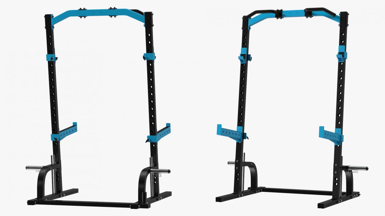 3D Gym Half Rack model