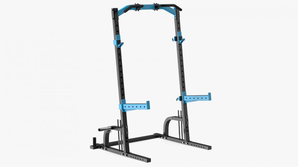 3D Gym Half Rack model