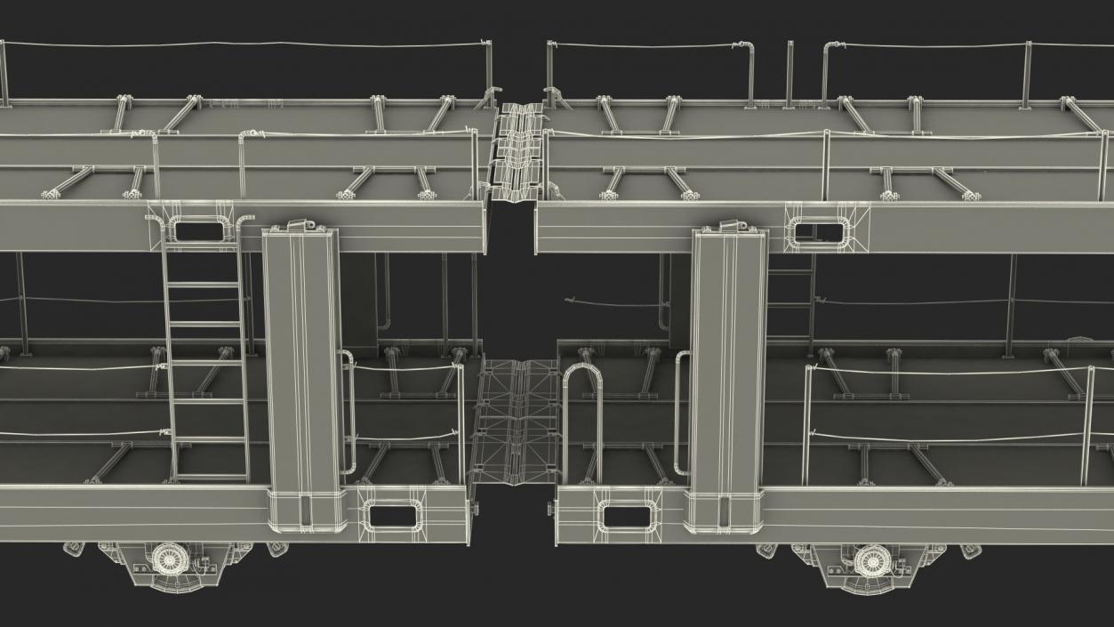 Laaers 560 Car Transporter Empty 3D