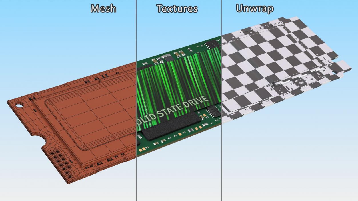 M2 NVMe SSD Green 1 TB 3D