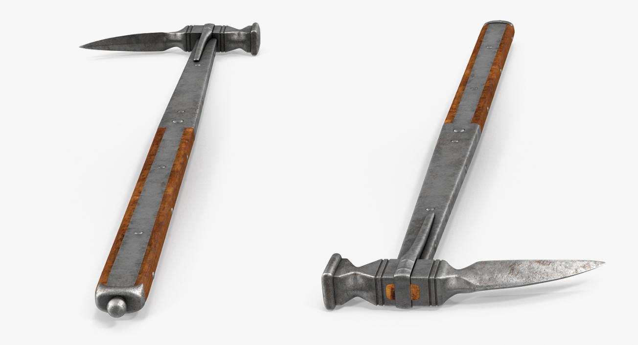 Medieval Military Hammer 3D model