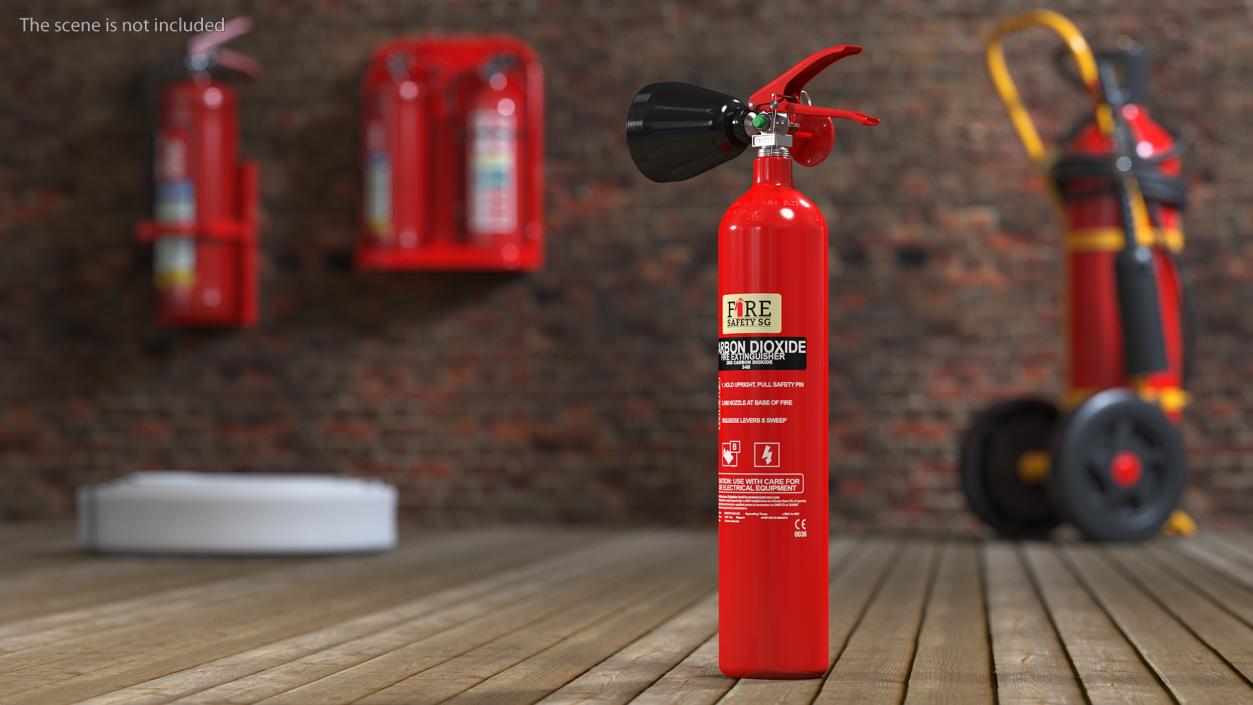 3D Fire Extinguisher Collection model