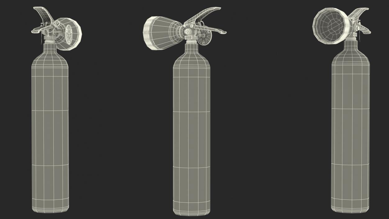 3D Fire Extinguisher Collection model