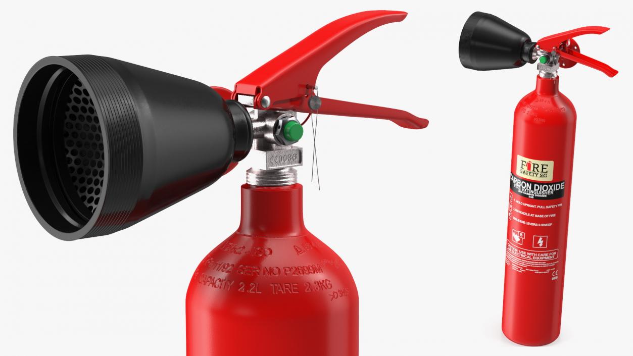 3D Fire Extinguisher Collection model