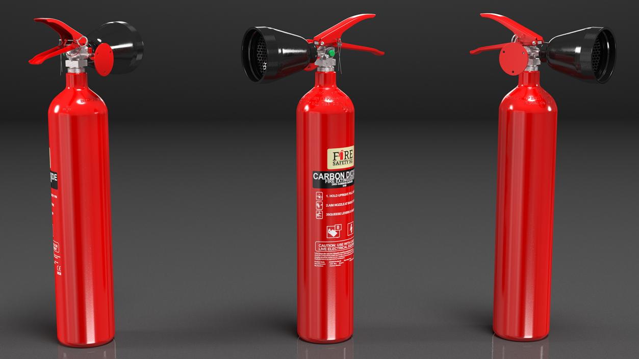 3D Fire Extinguisher Collection model