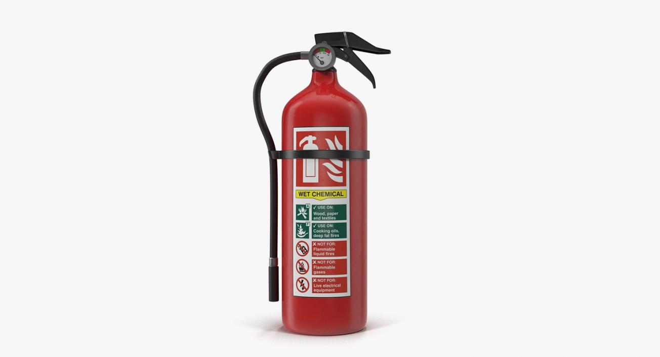 3D Fire Extinguisher Collection model