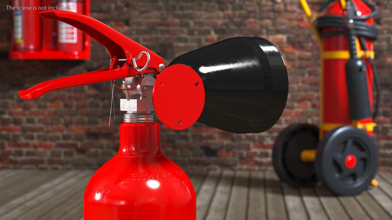 3D Fire Extinguisher Collection model