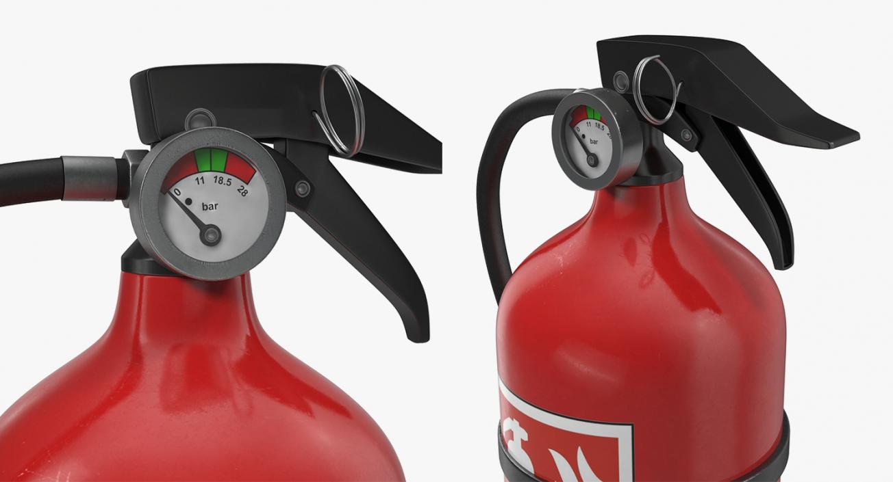 3D Fire Extinguisher Collection model