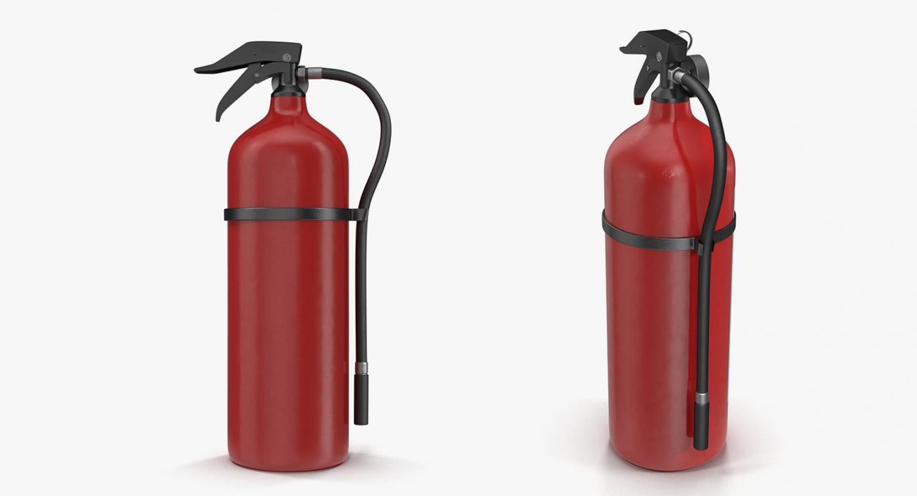 3D Fire Extinguisher Collection model