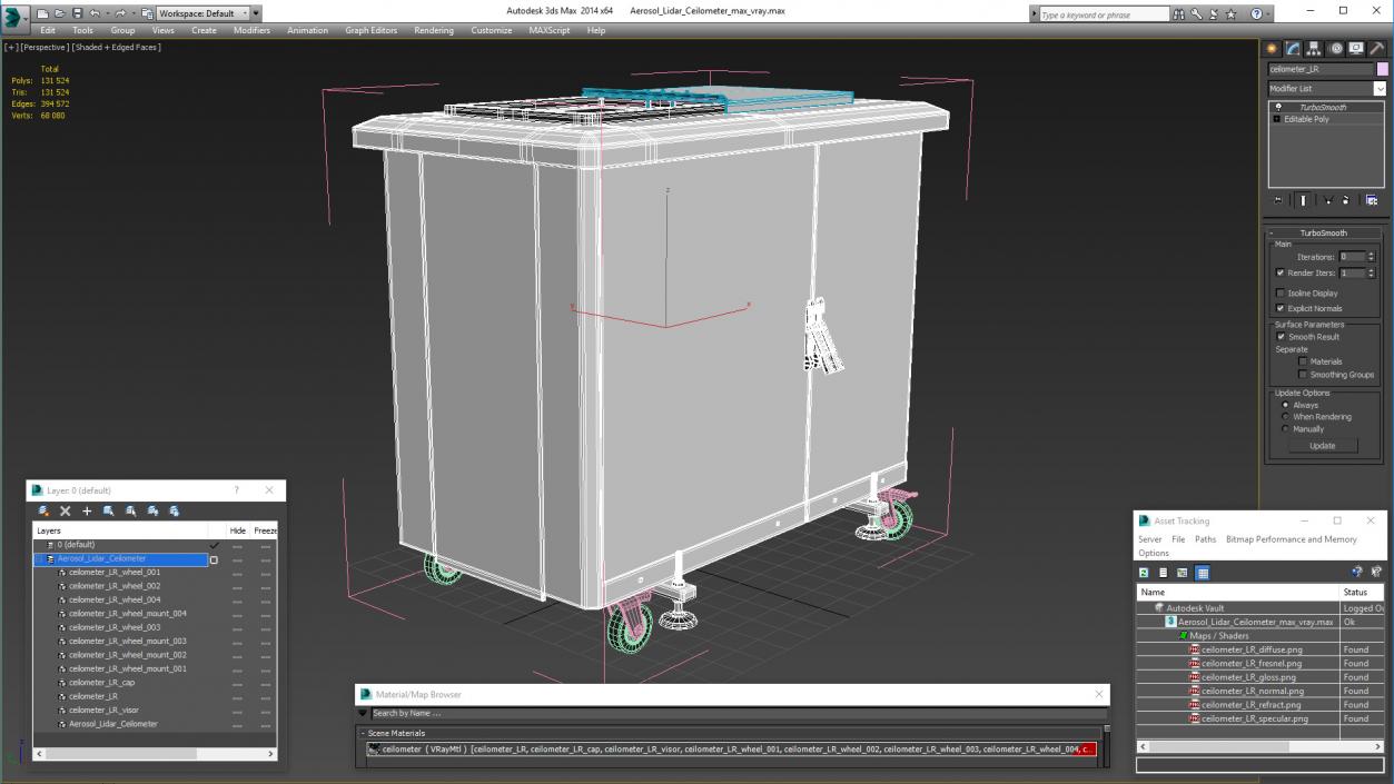 Aerosol Lidar Ceilometer 3D model