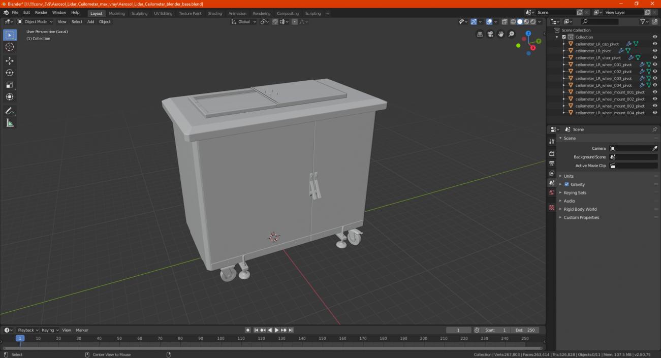 Aerosol Lidar Ceilometer 3D model