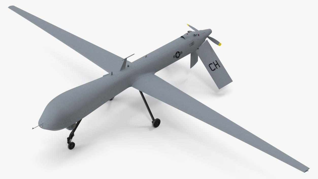 3D model Unmanned Aerial Vehicle Reaper Drone MQ-1 Predator