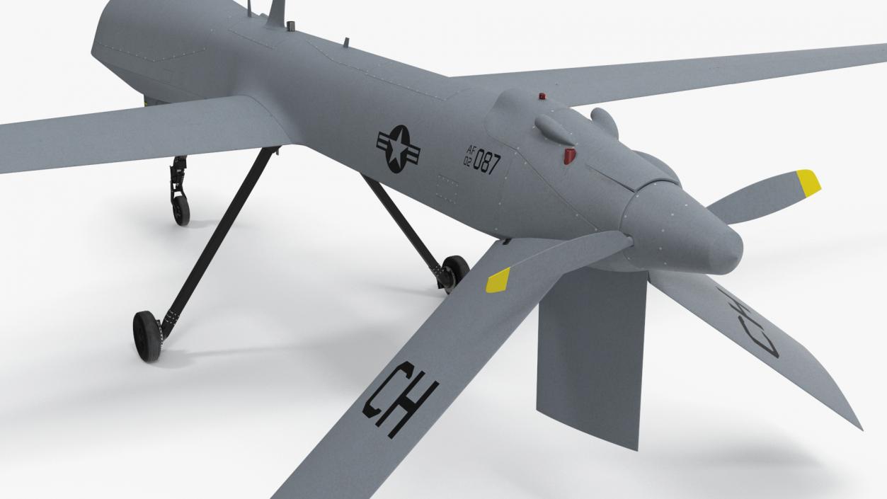 3D model Unmanned Aerial Vehicle Reaper Drone MQ-1 Predator