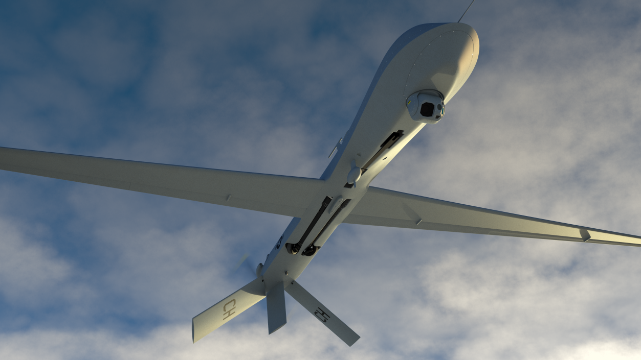 3D model Unmanned Aerial Vehicle Reaper Drone MQ-1 Predator