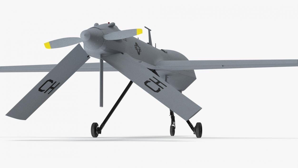 3D model Unmanned Aerial Vehicle Reaper Drone MQ-1 Predator