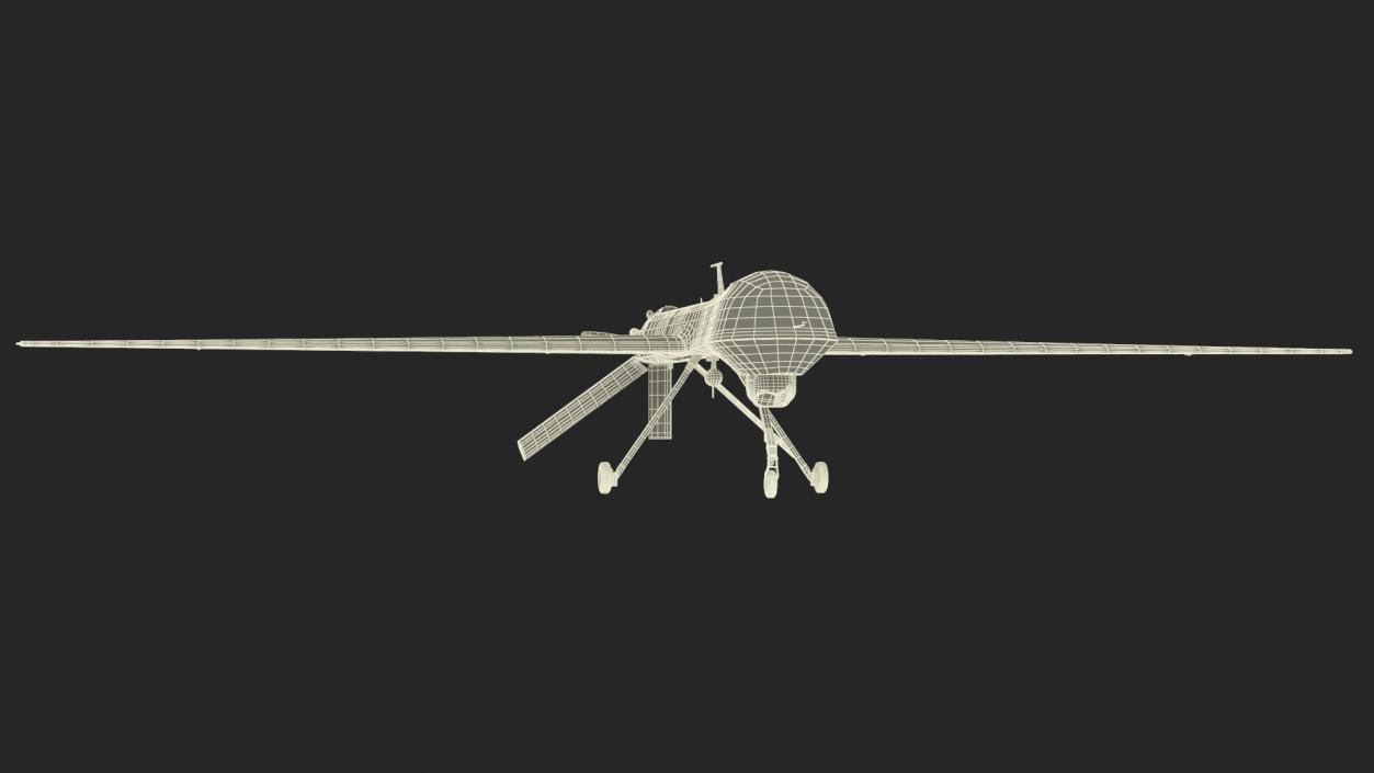 3D model Unmanned Aerial Vehicle Reaper Drone MQ-1 Predator