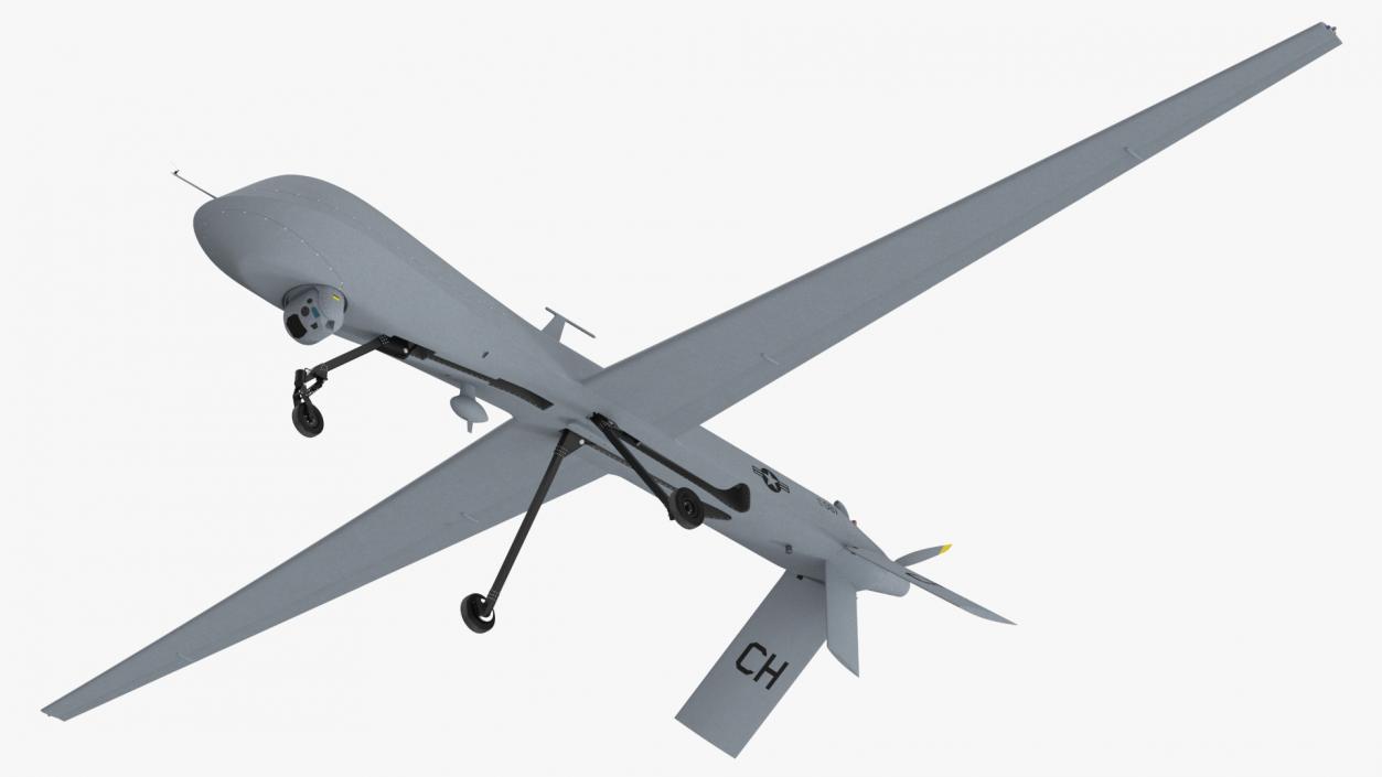 3D model Unmanned Aerial Vehicle Reaper Drone MQ-1 Predator