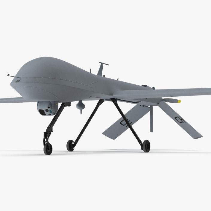 3D model Unmanned Aerial Vehicle Reaper Drone MQ-1 Predator