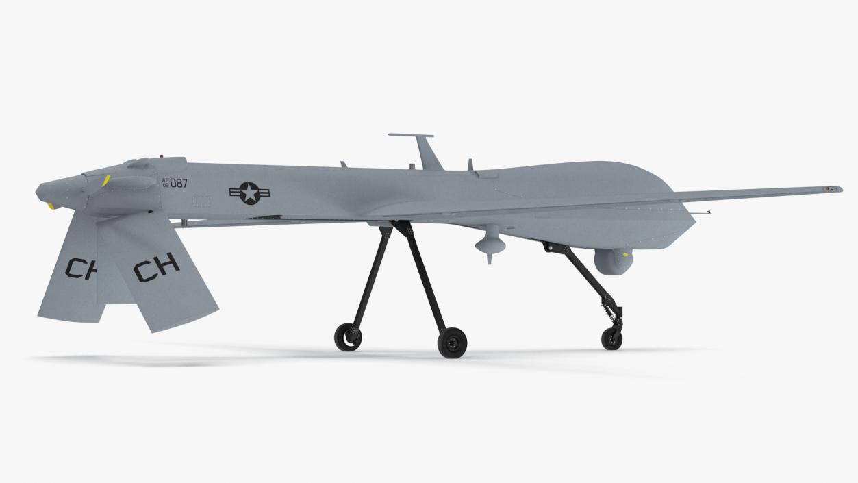 3D model Unmanned Aerial Vehicle Reaper Drone MQ-1 Predator