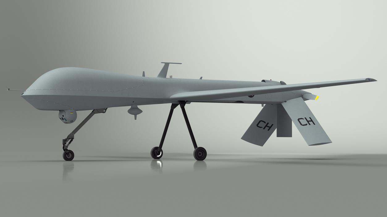 3D model Unmanned Aerial Vehicle Reaper Drone MQ-1 Predator