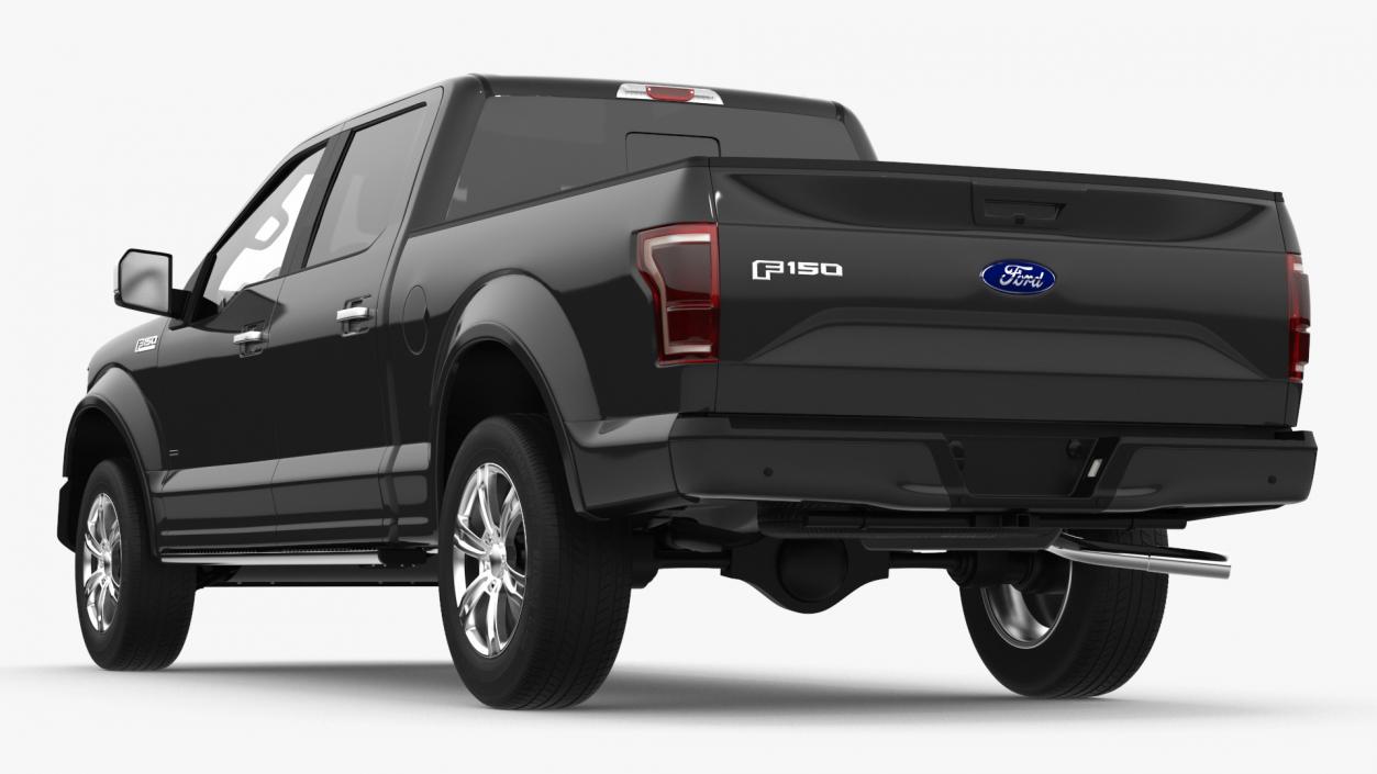 3D Ford F150 Pickup Truck Simple Interior model