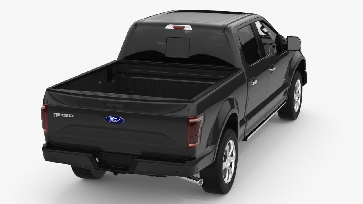 3D Ford F150 Pickup Truck Simple Interior model