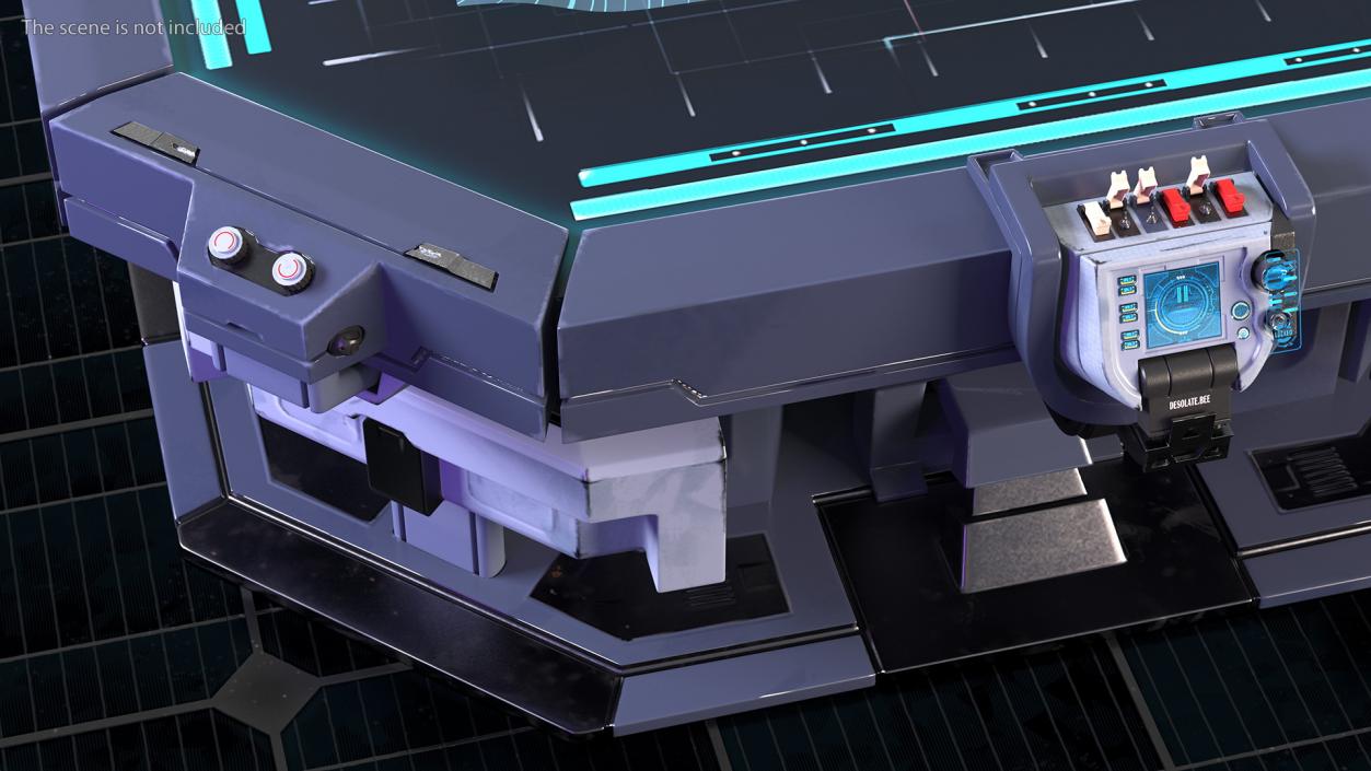 3D model Sci-Fi Terminal