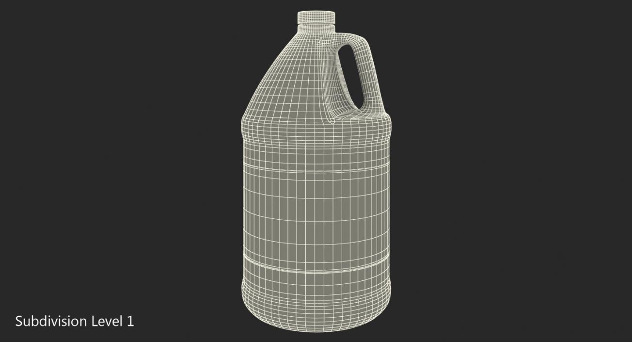 Orange Juice Plastic Container Jug 3D model