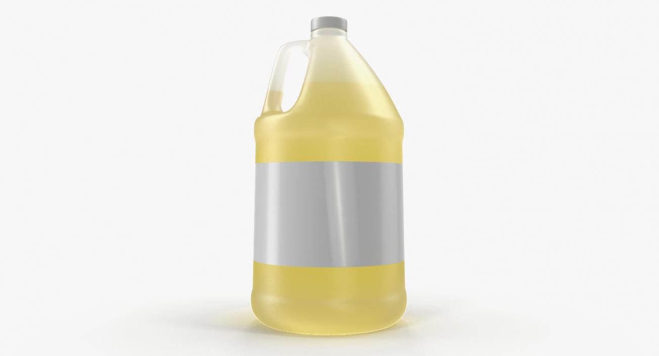 Orange Juice Plastic Container Jug 3D model