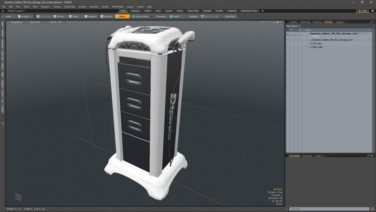 3D Dynatron Solaris 709 Plus Storage Cart model