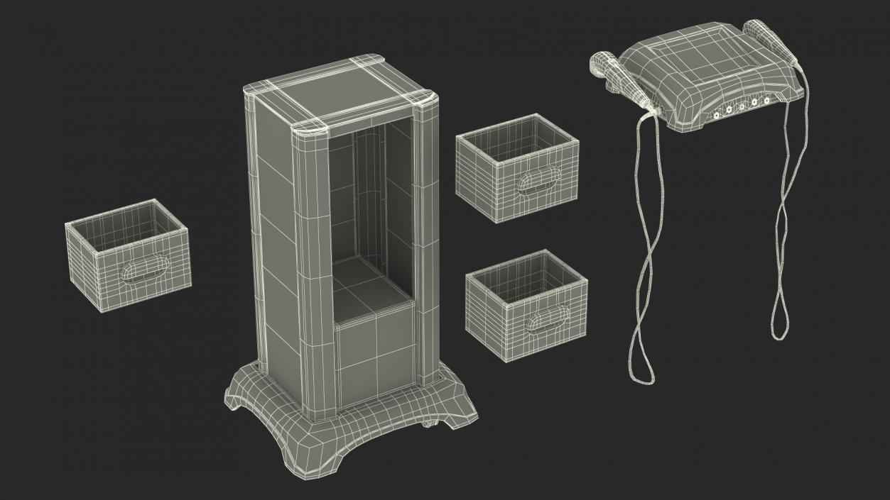 3D Dynatron Solaris 709 Plus Storage Cart model