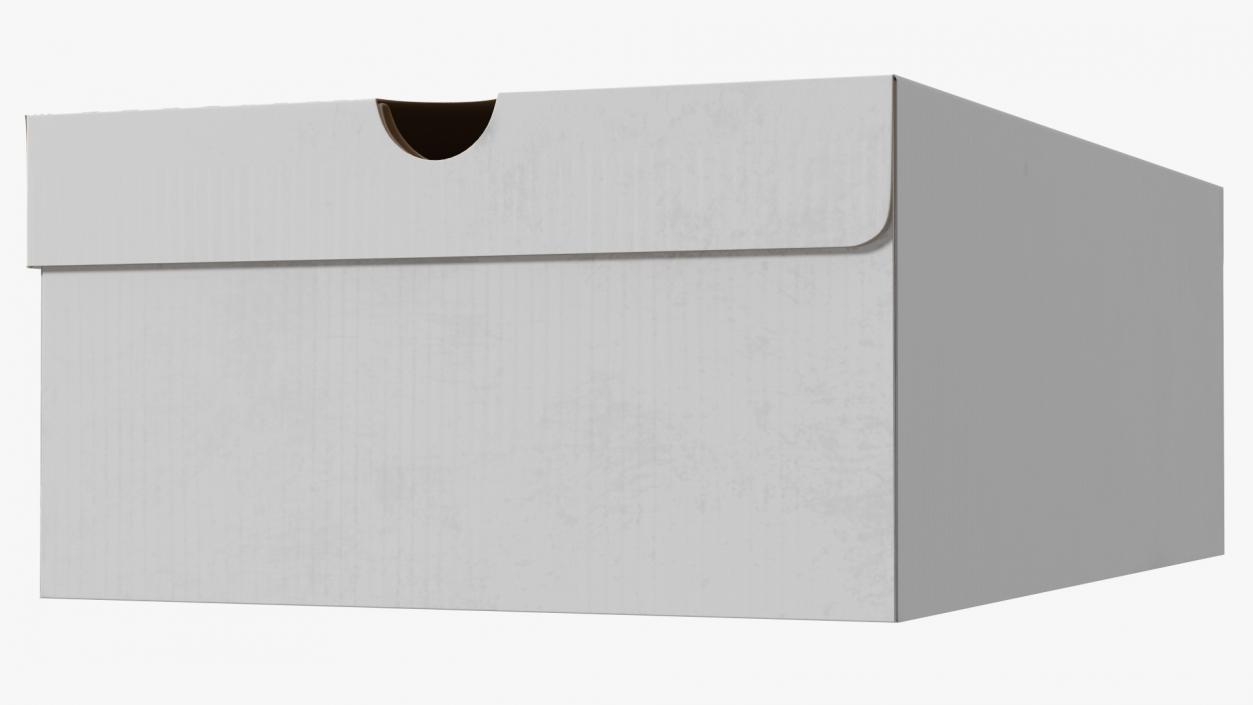 3D Shoes Packaging Box Closed