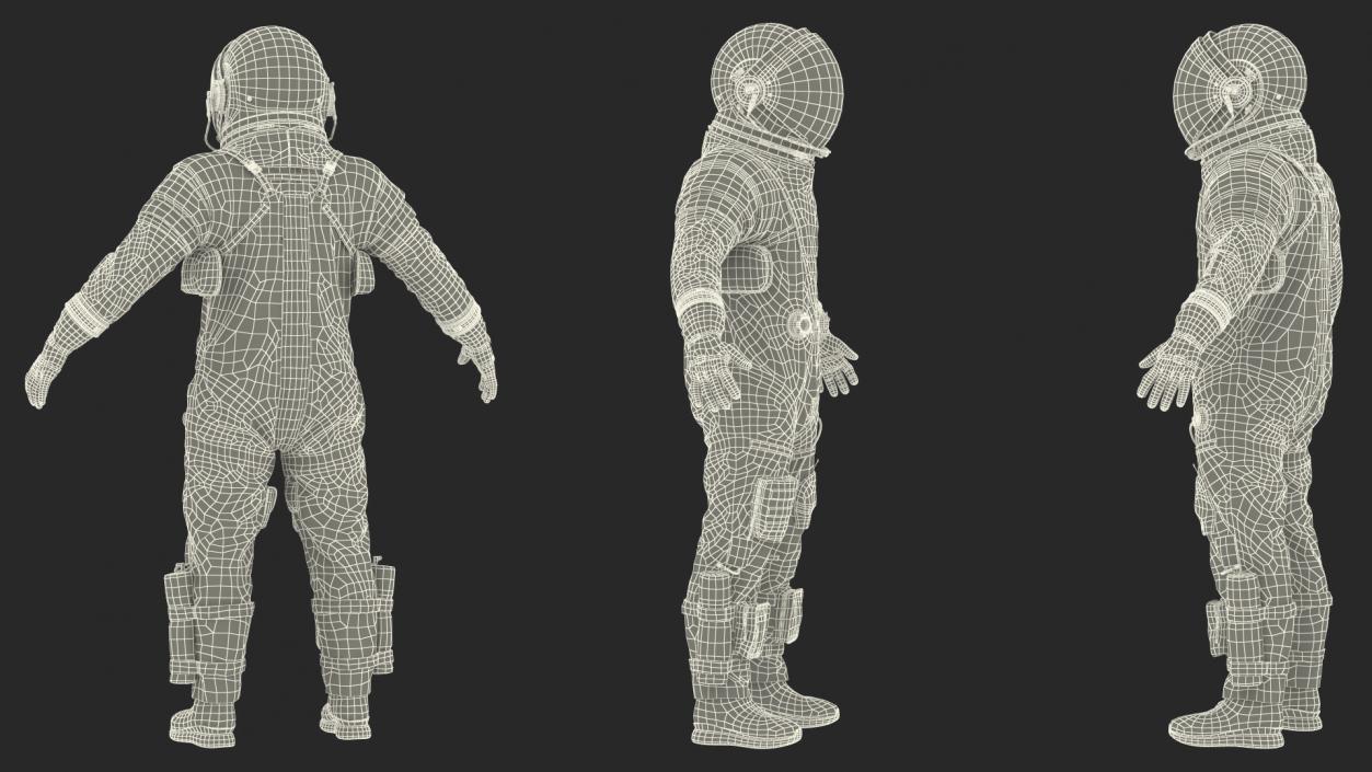 NASA OCSS Astronaut Spacesuit 3D model