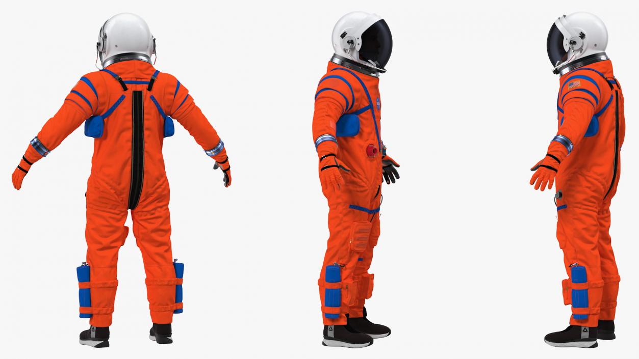 NASA OCSS Astronaut Spacesuit 3D model