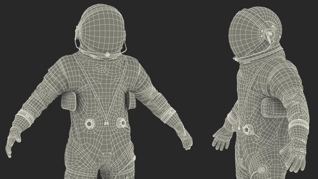 NASA OCSS Astronaut Spacesuit 3D model